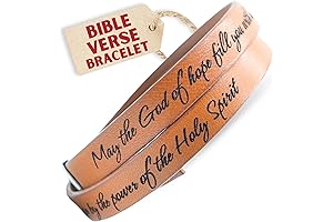 Handmade Christian Leather Bracelets for Women