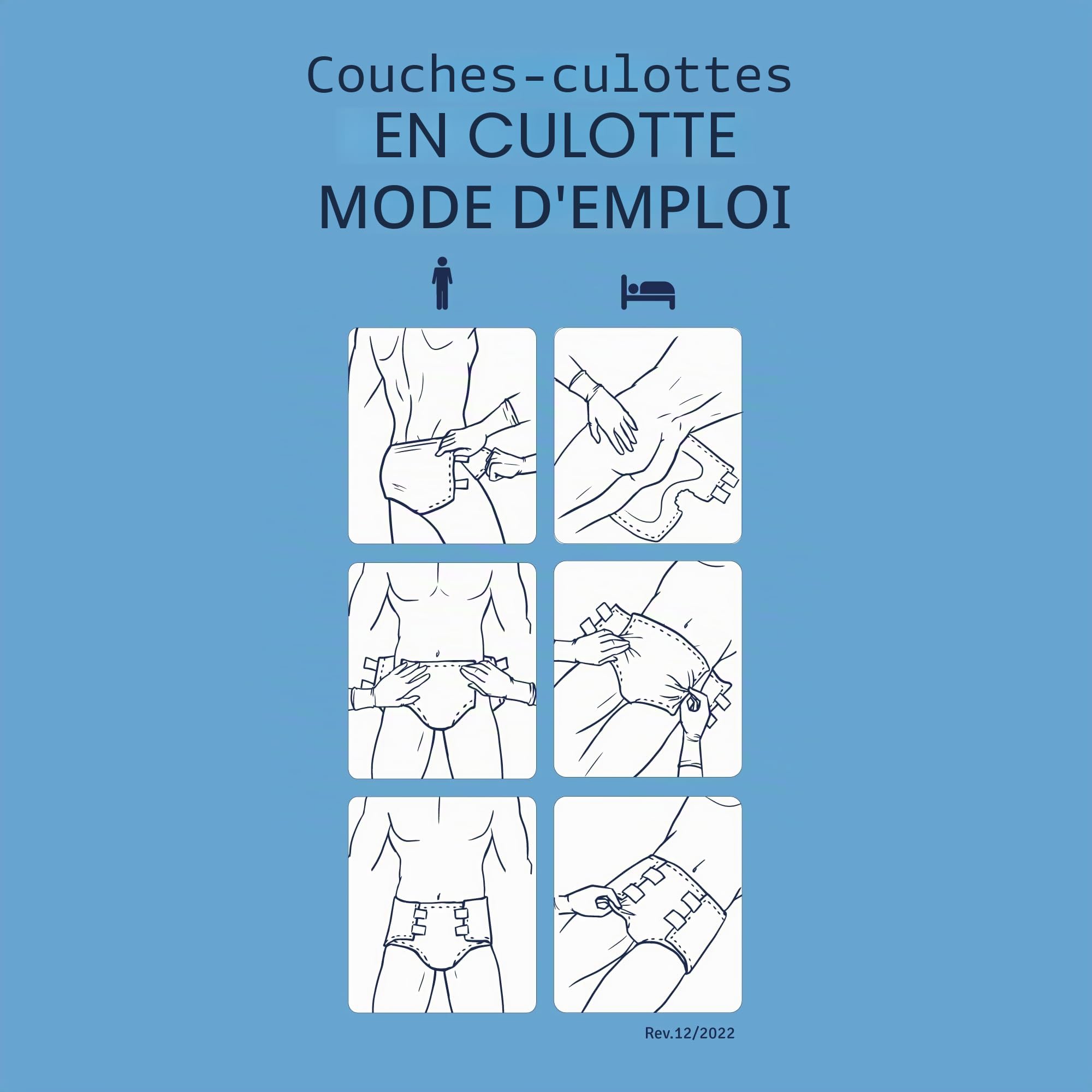 Soffisof Air Dry Couches Adultes Maxi Plus XXL - 60x Couche Adulte Incontinence - 4 Paquets de 15 Pièces Change Complet Adulte - Absorption 10 Gouttes - Taille XXL (155-175 cm)