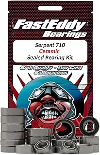 FastEddy Bearings Compatible with Serpent 710 Ceramic Sealed Bearing Kit