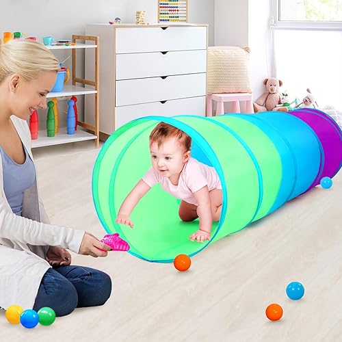 Miniatura 2 de Túnel de juego para niños pequeños, tienda de campaña desplegable para bebés, niños pequeños o perros, juguetes de túnel para niños o regalo para
