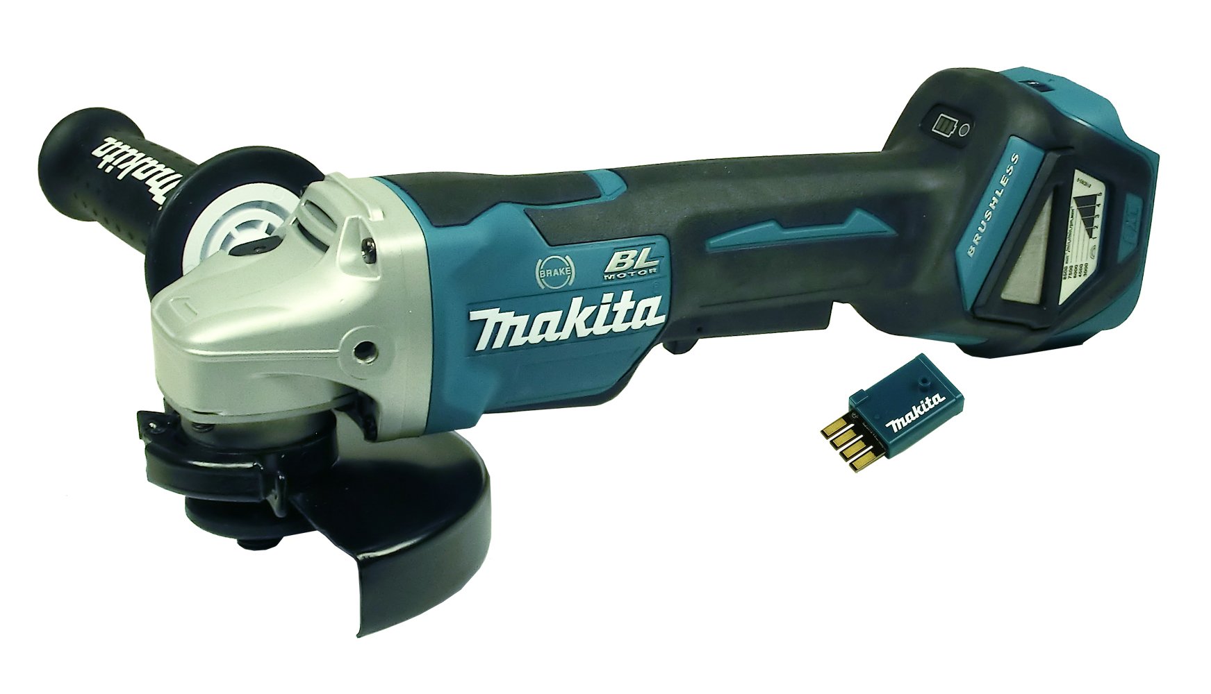 Makita DGA 518 akumulatorowa szlifierka kątowa AWS System -Solo-