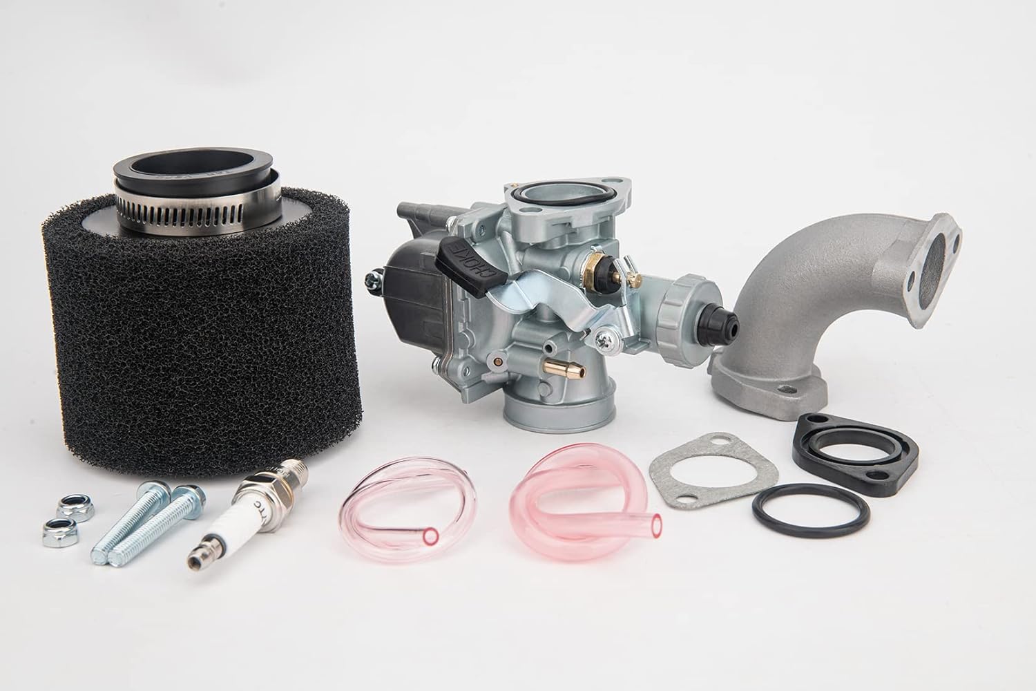 VM22 26m Carburetor with Air Filter Intake Compatible with Pipe Pit Dirt Bike Motorcycle 110cc 125cc 140cc Lifan YX Zongshen Pit Dirt Bike CRF70 XR50 KLX BBR Apollo Thumpstar Braaap Atomic DHZ SSR