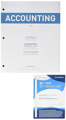 Bundle: Accounting, Loose-leaf Version, 28th + CNOWv2, 2 terms Printed Access Card
