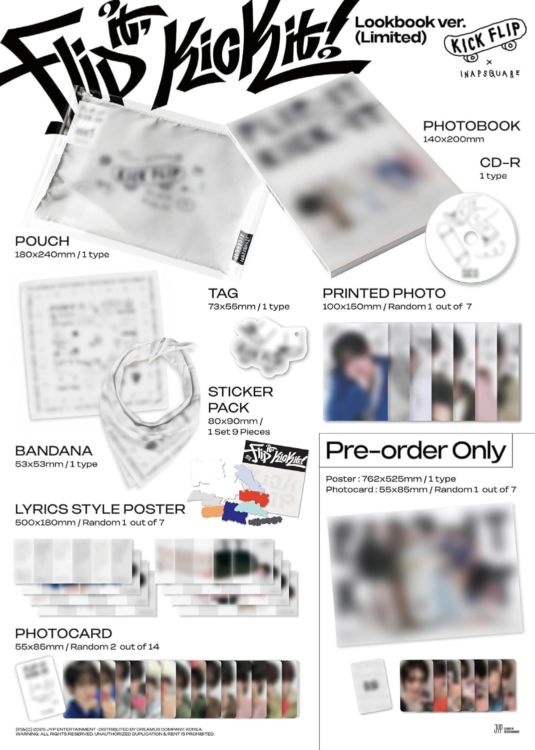 Amazon.com: KickFlip Flip it, Kick it! 1st Mini Album+Pre-Order