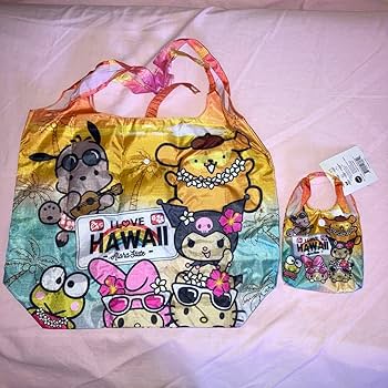 Amazon.co.jp: 日本未入荷 ハワイ限定 折り畳みエコバッグ