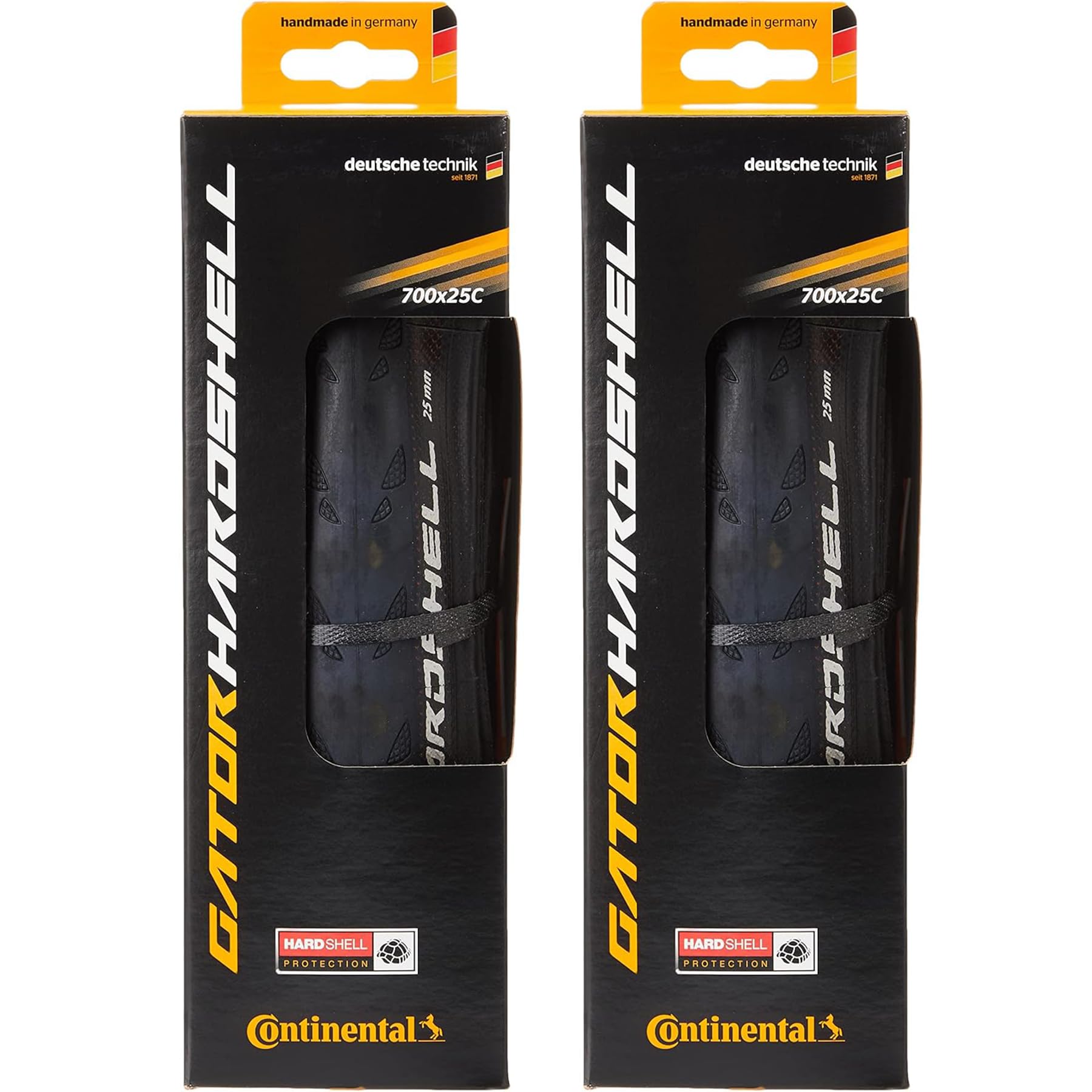Continental Gator Hardshell 28" Folding Road Bike Tyre, 700 x 23c, Black