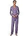 Lauren Ralph Lauren Knit Long Sleeve Notch Collar Long Pant Pajama Set - Main View