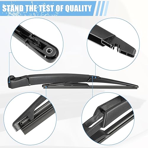 Miniatura 4 de ACROPIX Rear Windshield Wiper Blade Arm Replacement Set OEM Quality Fit for Honda Civic 3-Door 5-Door Hatchback 2001-2005 - Pack of 2