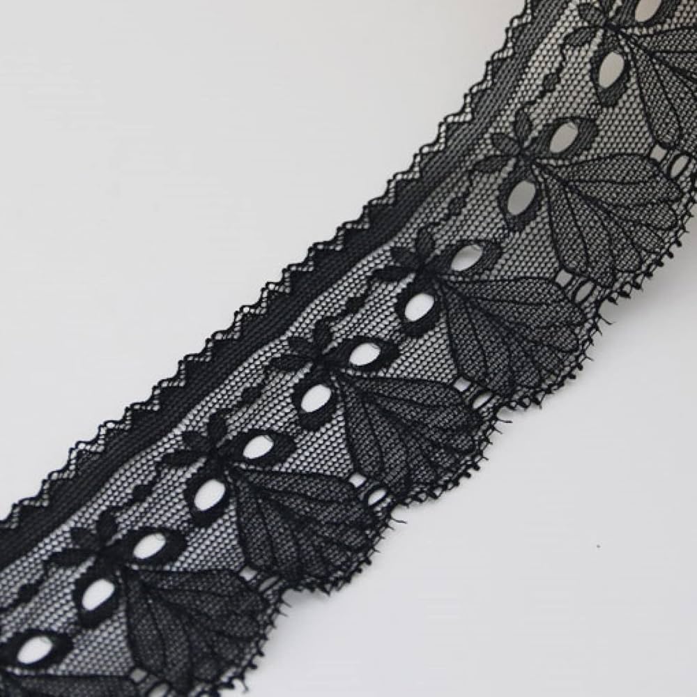 ち*ぴ様 lace ribbon head dress black depend lace ribbon head dress white