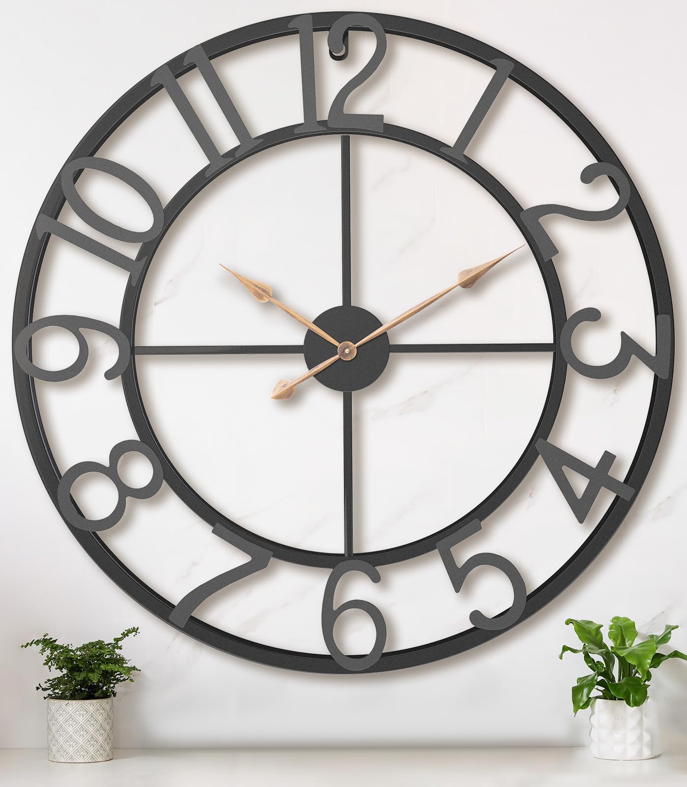 36 Inch Extra Oversized Large Giant Modern Decorative Wall Clock