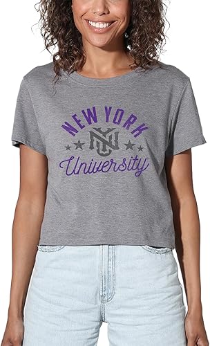 Miniatura 7 de Colección oficial de camisetas de la camiseta de la mascota desgastada universitaria para mujer, jaspeado atlético