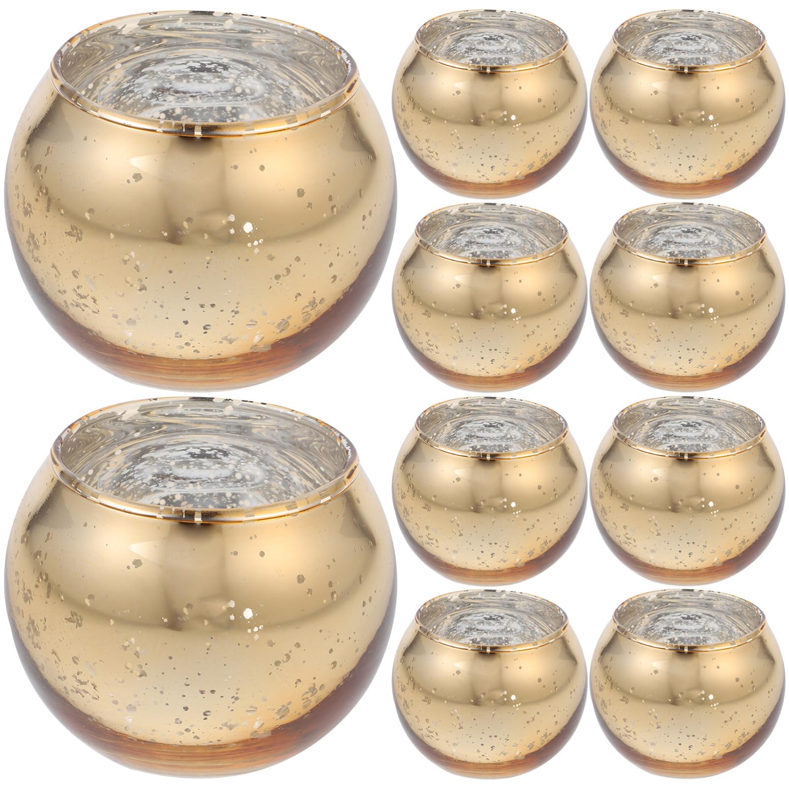 ABOOFAN Candelabro De Cristal De 12 Portavelas Ideal para Velas De Té Vaso De Fiesta Decoración Romántica