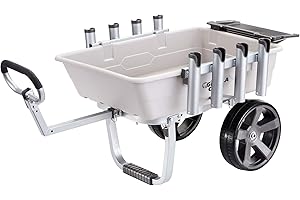 Gorilla Carts Heavy Duty Aluminum Fishing Tackle Cart