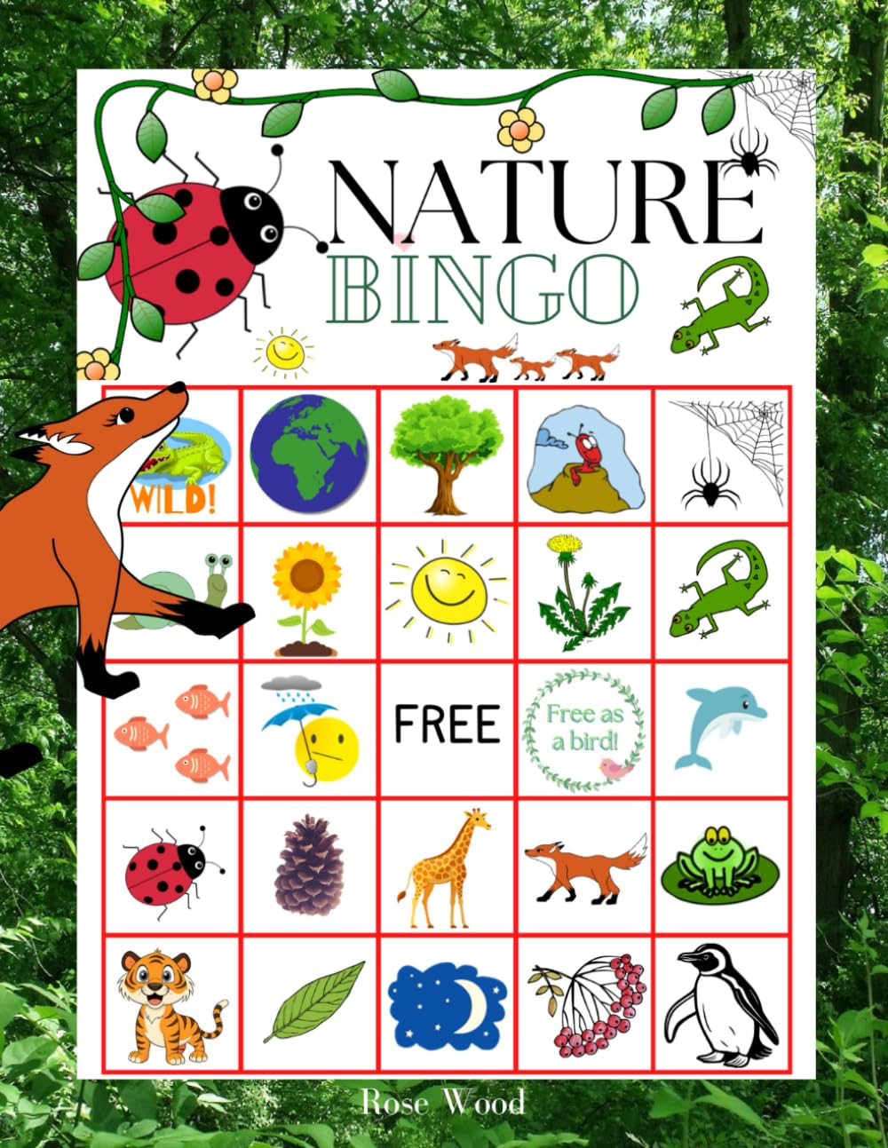 Nature Bingo: 20 Unique Boards (Bingo Games)