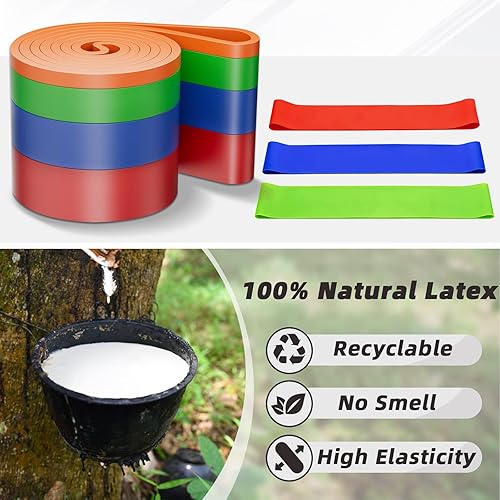 Miniatura 6 de Nenrsl Bandas de resistencia para entrenamiento, banda de resistencia, bandas de dominadas, bandas de ejercicio para hombres y mujeres, bandas de