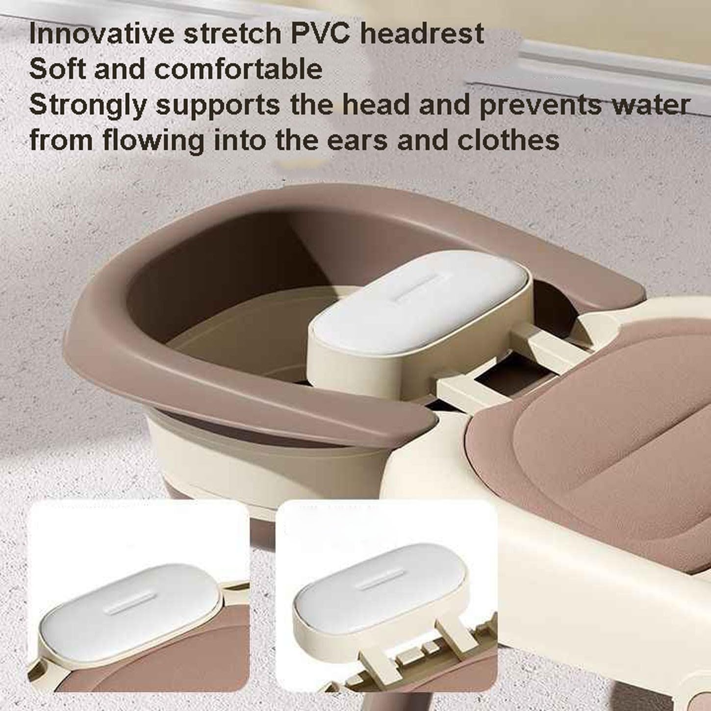 nYFzsNJjwlavacabezas portatil lavacabezas portatil para casa Lavacabezas doméstico para Personas Mayores, Lavabo para Cama, sillón reclinable para Adultos(Color:2)