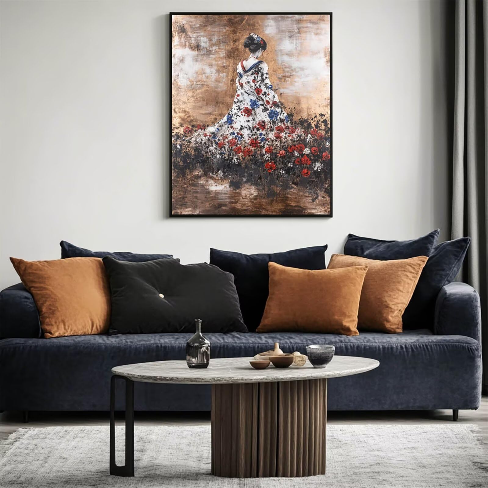 Malowanie po numerach dla dorosłych i kobiet, zestawy do malowania po numerach, kwiaty, hobby dla dorosłych i kobiet, artykuły plastyczne, 137 x 100 cm, sztuka ścienna, kolorowe płótno do malowania