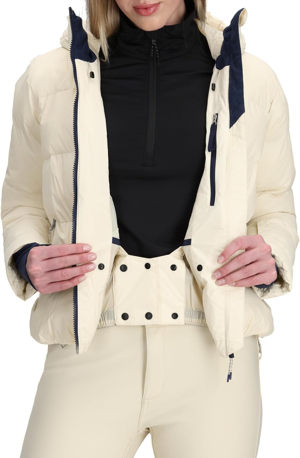 Obermeyer Womens Slopeside Puffer Jacket, 600-fill Synthentic Down with 10K mm Waterproof Breathable