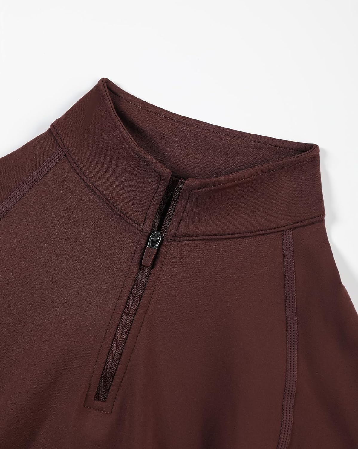 AUROLA Influence Workout Jacket for Women, Half Zip Cropped Slim Fit Long Sleeve Yoga Jackets Athletic Top with Thumb Holes