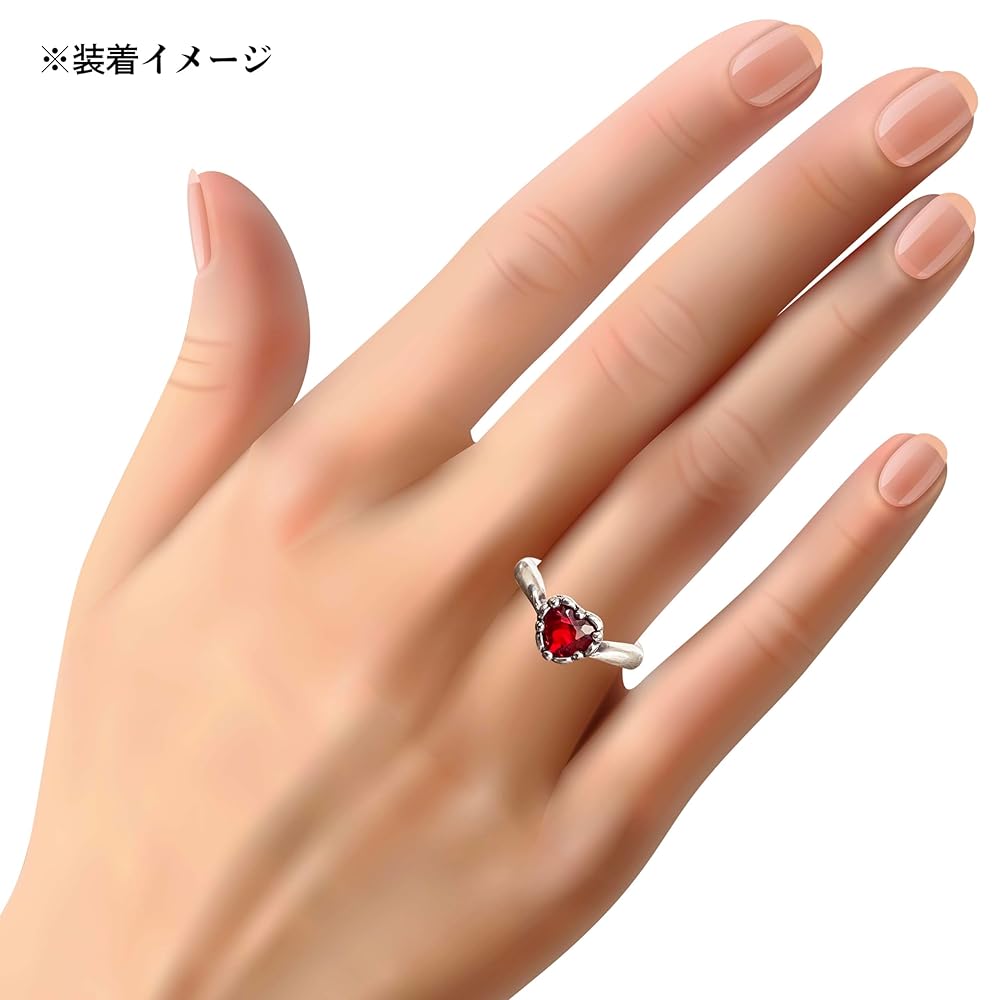 Amazon | ガーネット SILVER925 リング パイロープガーネット