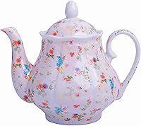 Vista 4 de Tetera de cerámica de estilo europeo Pote de café Pote de agua Porcelana Vintage Regalo Tetera - Camille Rose