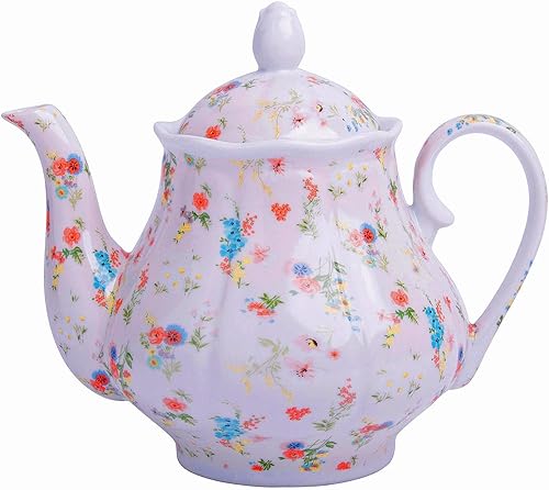 Miniatura 6 de Tetera de cerámica de estilo europeo Pote de café Pote de agua Porcelana Vintage Regalo Tetera - Camille Rose