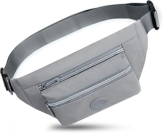 Storite Nylon Waist Bags for Men Women Waterproof Fanny Pack for Hiking Travel Camping Running Sports Outdoors, Money Belt...