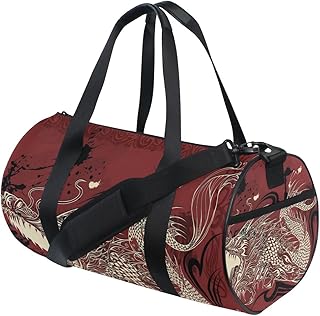 TIZORAX Dragon Doodle sketch palestra borsone bag drum fitness Rooftop rack bag