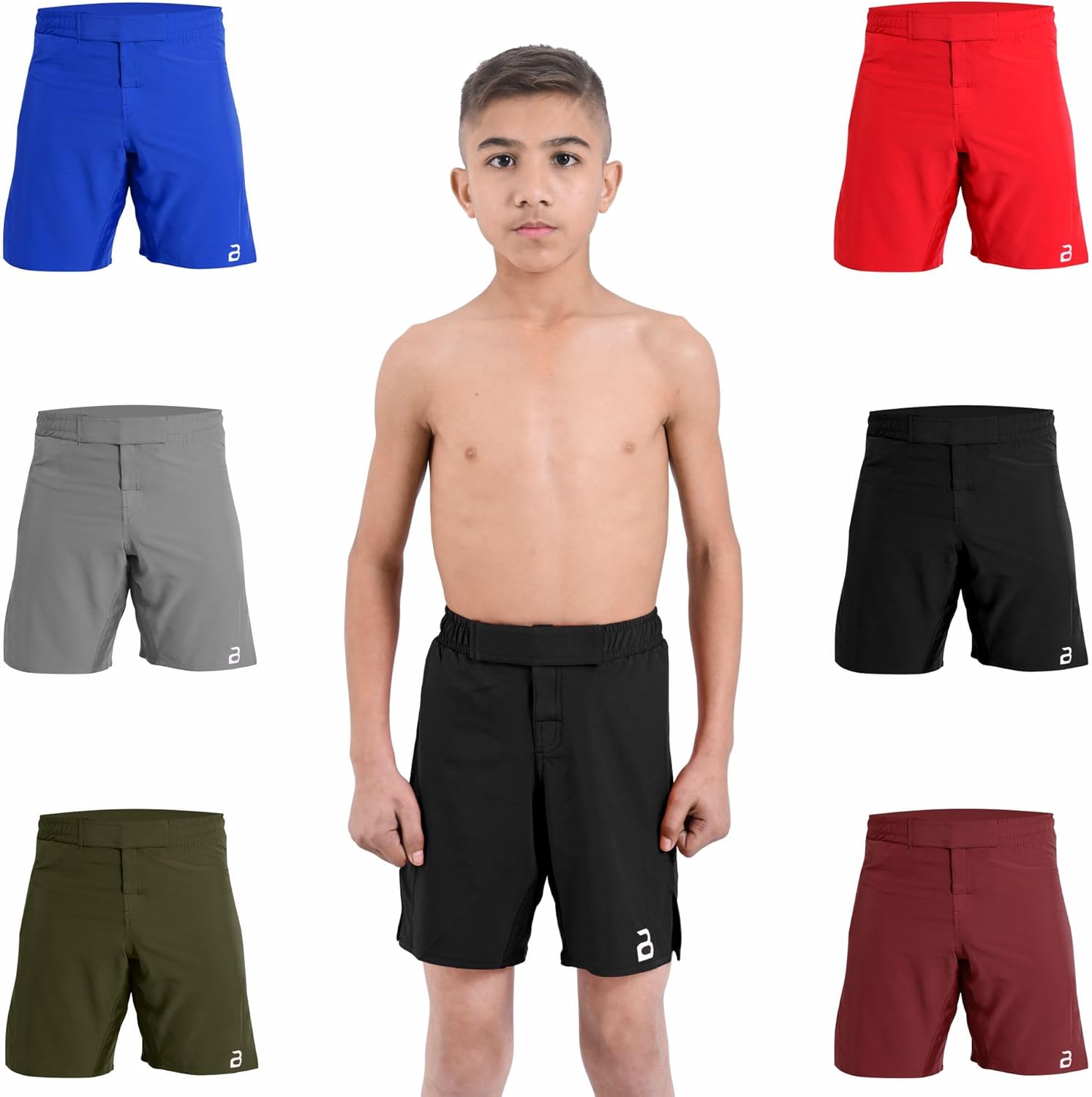 2BOLD MMA Shorts Kids Grappling, BJJ, JIU-Jitsu, NO-GI Cross Training Muay Thai, Boxing, Kids MMA Shorts