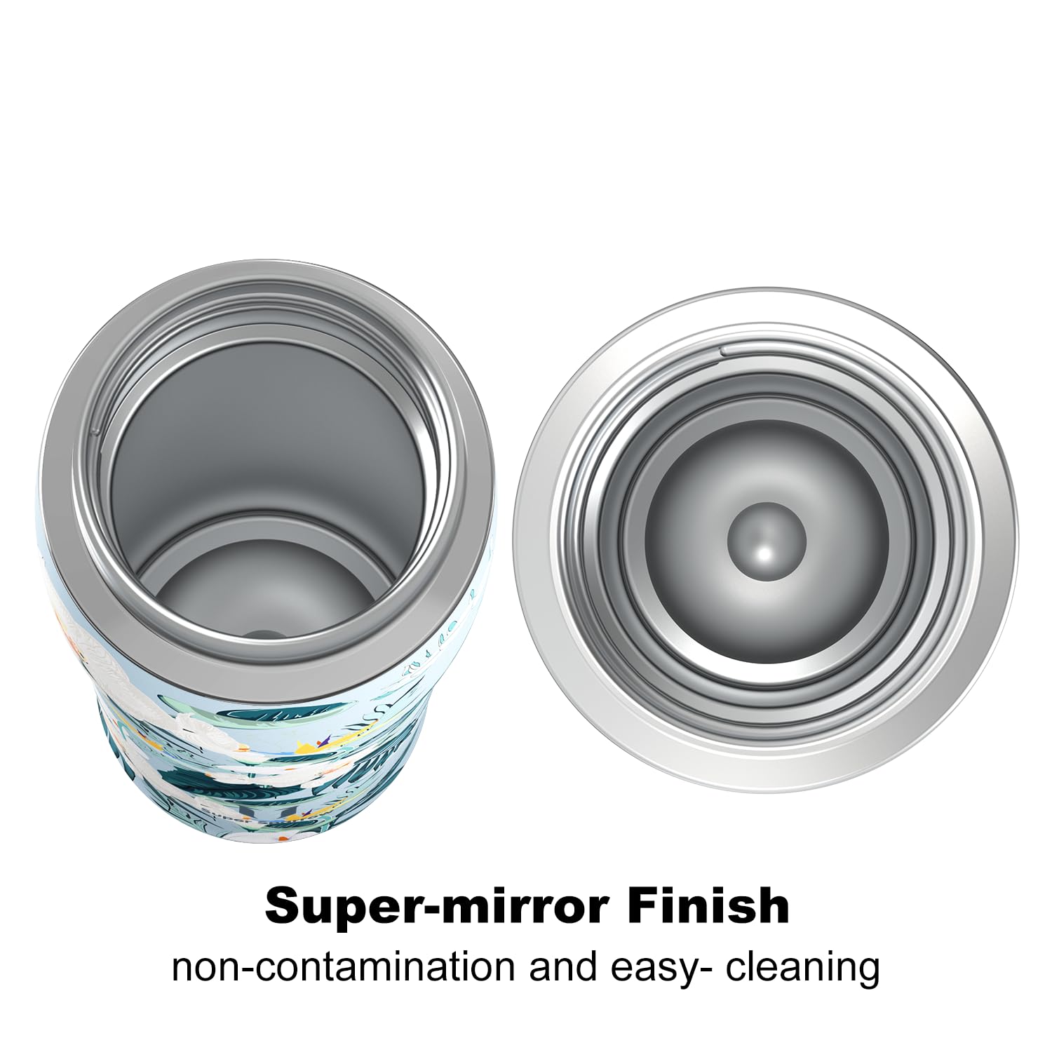 Super Sparrow Borraccia Termica, Acciaio Inox Bottiglia Termica - 350ml, 500ml, 750ml, 950ml - Senza BPA Tazza Termica, Borraccia Termica per Bambini, Scuola, Sportiva, Bici, Campeggio, Palestra