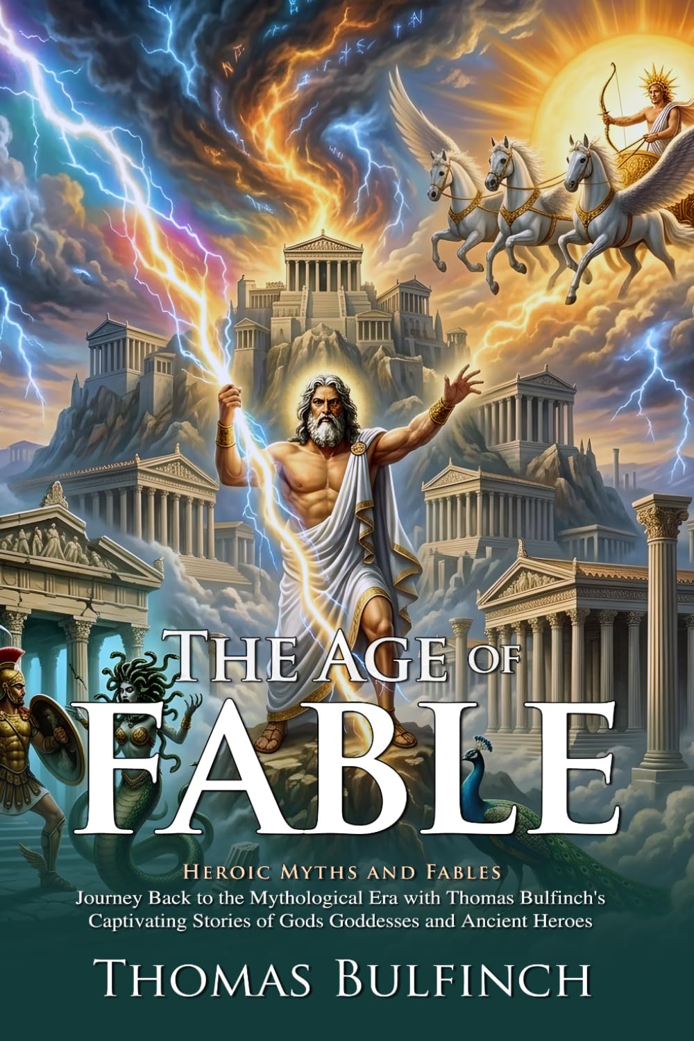 The Age of Fable: Classic Tales of Gods and Heroic Legends: Ancient Legends of Mount Olympus - Illustrated with Biography and Commentary