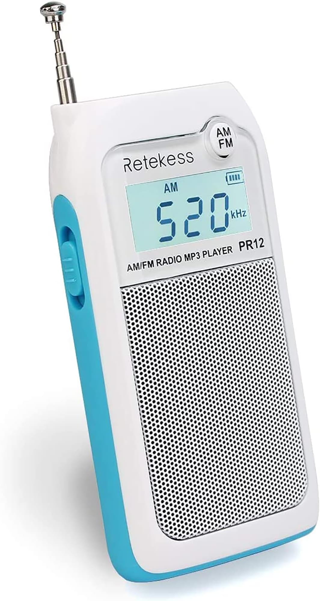 Amazon.com: Retekess PR12 Portable Pocket Radio AM FM, Small Personal ...