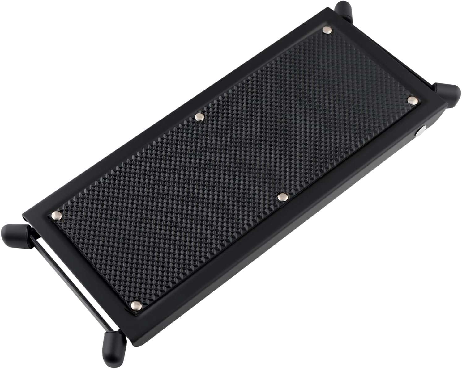 Metal Guitar Pedal Foot Rest 4-Position Adjustable Height Footrest