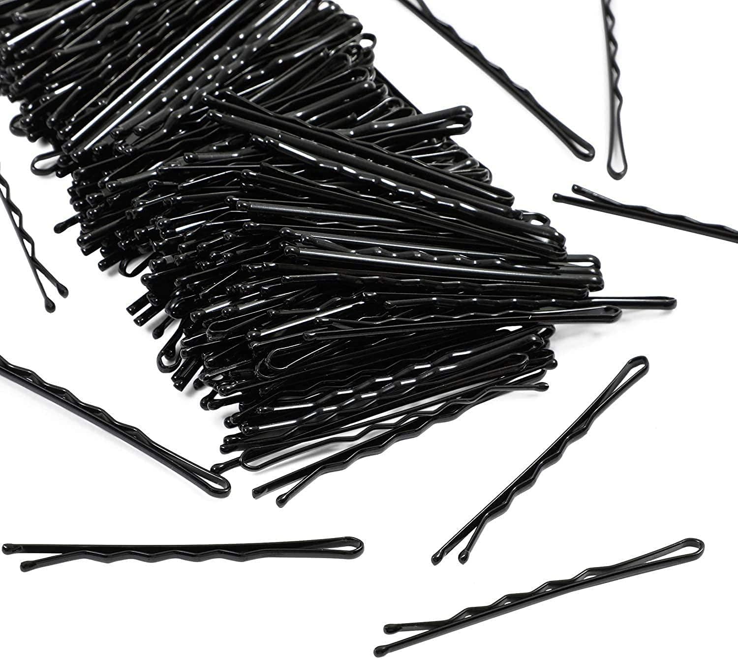 Shivpanthy Black Metal Bobby Pins For Hair Hair Pins For Women Bun Hair Pins Stylish For Girls Hair Pins For Hair Styling. (Bob_Pins 60 Pieces)