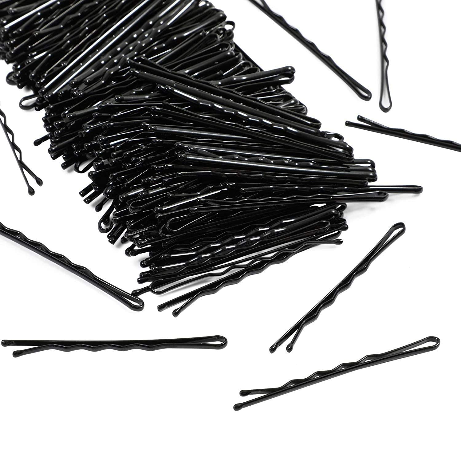 Shivpanthy Black Metal Bobby Pins For Hair Hair Pins For Women Bun Hair Pins Stylish For Girls Hair Pins For Hair Styling. (Bob_Pins 60 Pieces)
