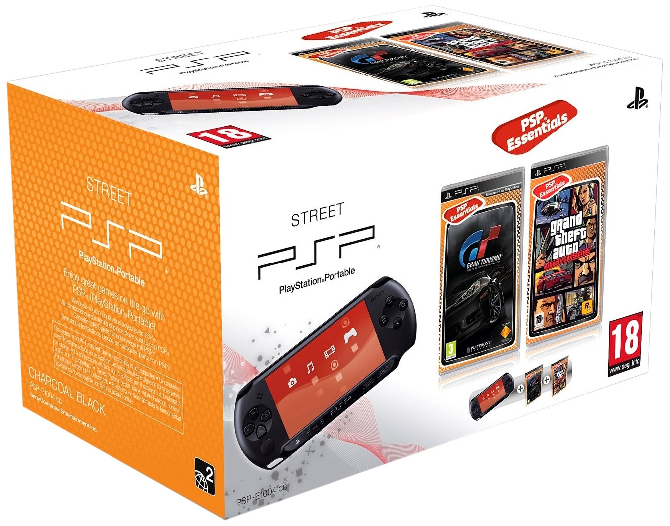 Console PSP Street Noire + Gran Turismo - essentials + GTA : Liberty City stories - essentials
