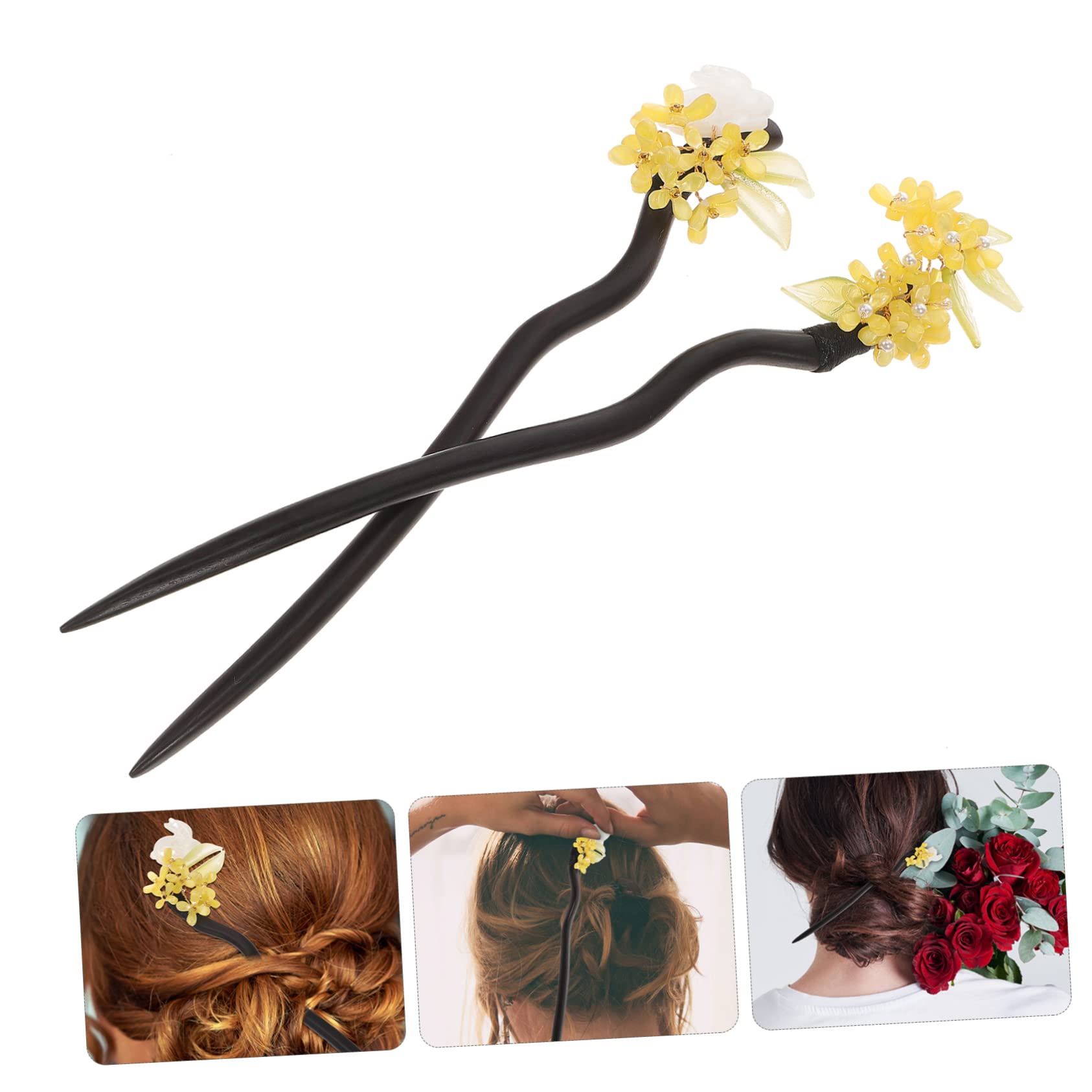 ABOOFAN 8stücke Vintage Haarnadeln Antike Haarspangen Für Hochzeiten Und Besondere Anlässe Chinesischer Stil Eleganter Chignon Pin Für Damen
