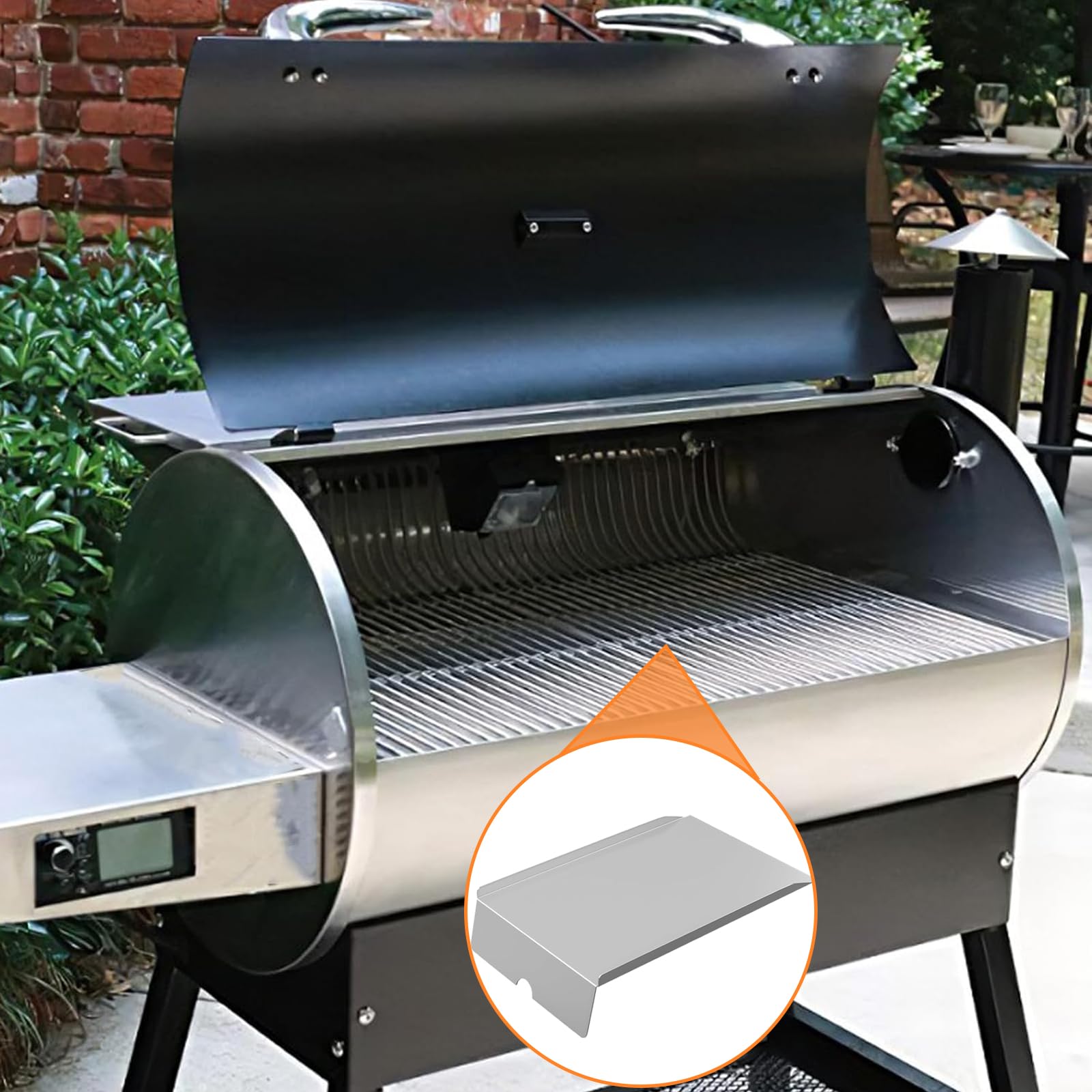 Amazon.com : BQMAX Drip Tray Heat Baffle Replacement Parts for Z