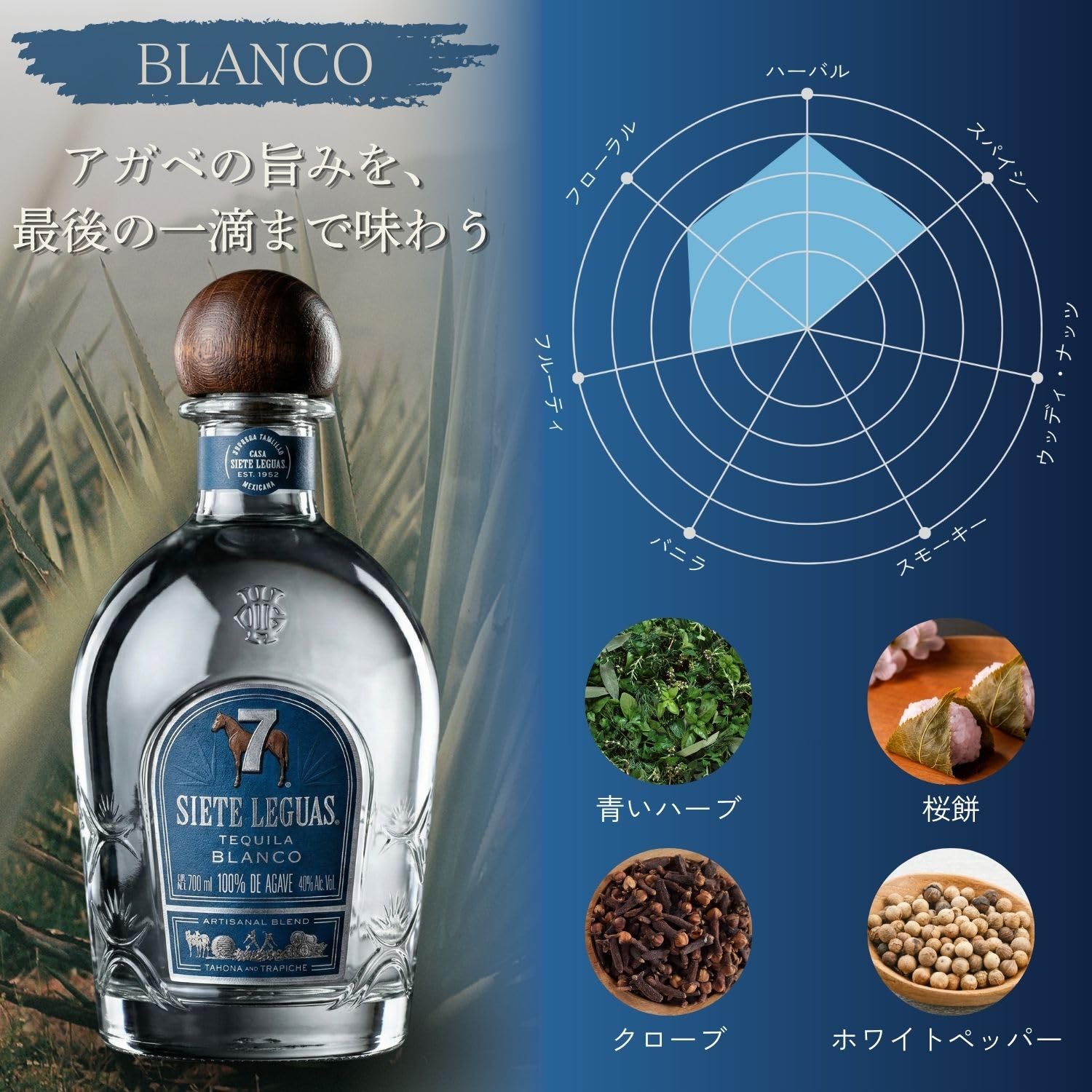 Amazon.co.jp: プレミアムクラフトテキーラ シエテレグアス Tequila