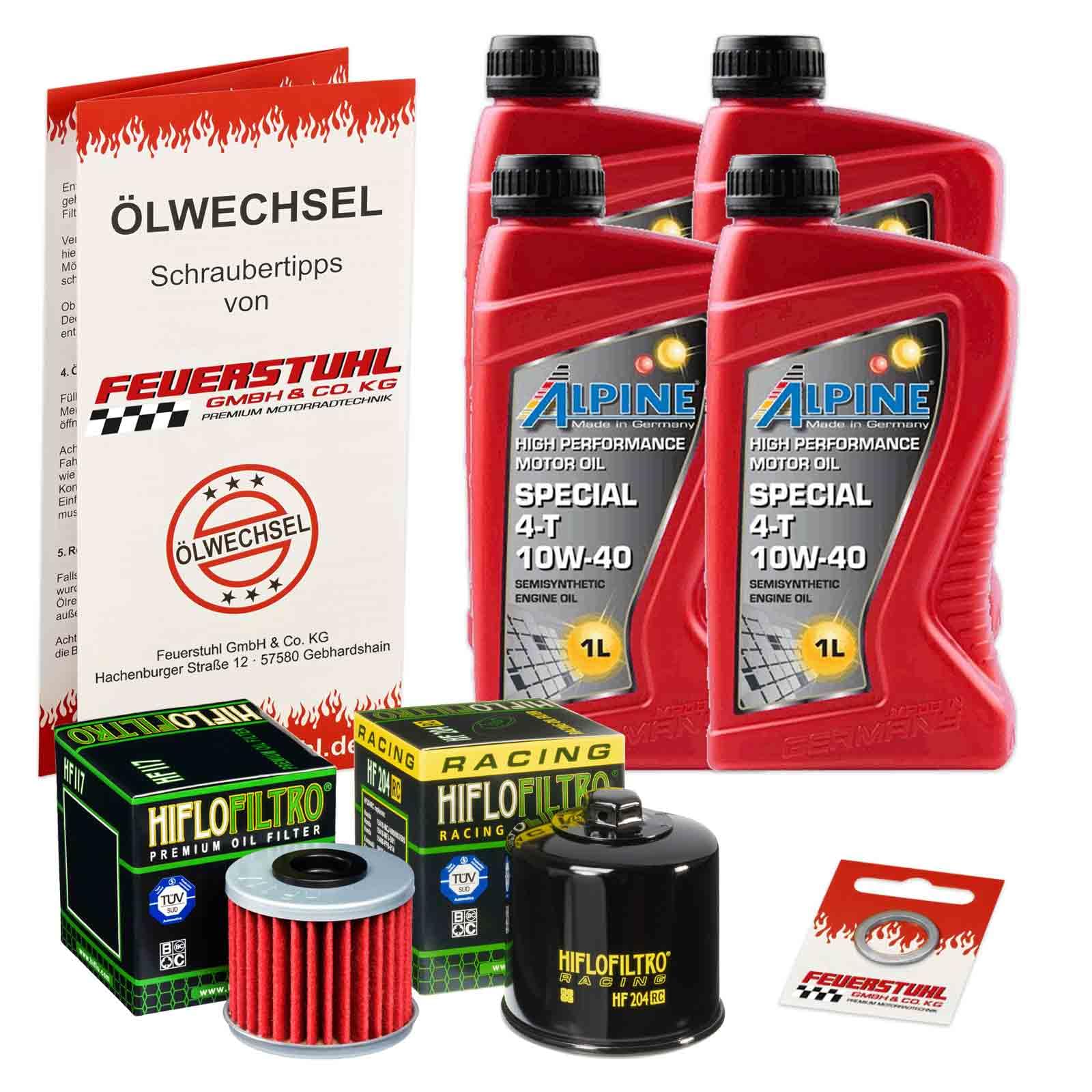 Ölwechselset Für Honda NC750 S/SD (MIT DCT) 2016-2017 – Mit 4L Mannol Motorradöl 10W-40 & Ölfilter