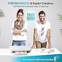 Vista 5 de Silhouette Portrait - Máquina de corte de vinilo de 4 a 9 pulgadas con software Studio, PixScan, herramienta eléctrica y compatible con ES Mat, SNA