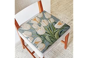 Chair Cushions Vintage Floral Tulip Chair Pads for Dining Chairs