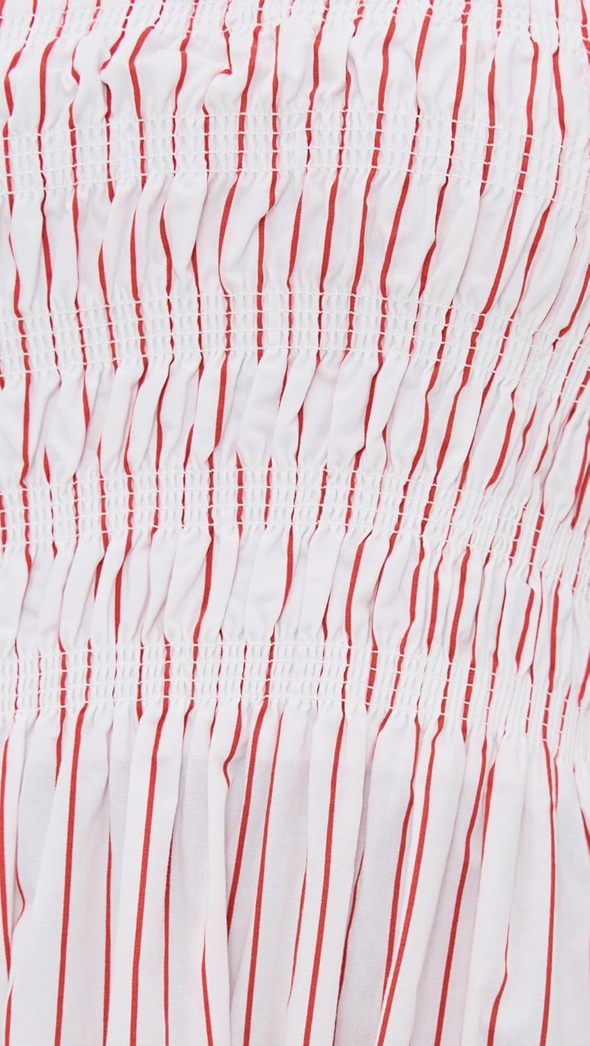 Bianca Shirred Bodice Dress - Safari Lime - Image 6