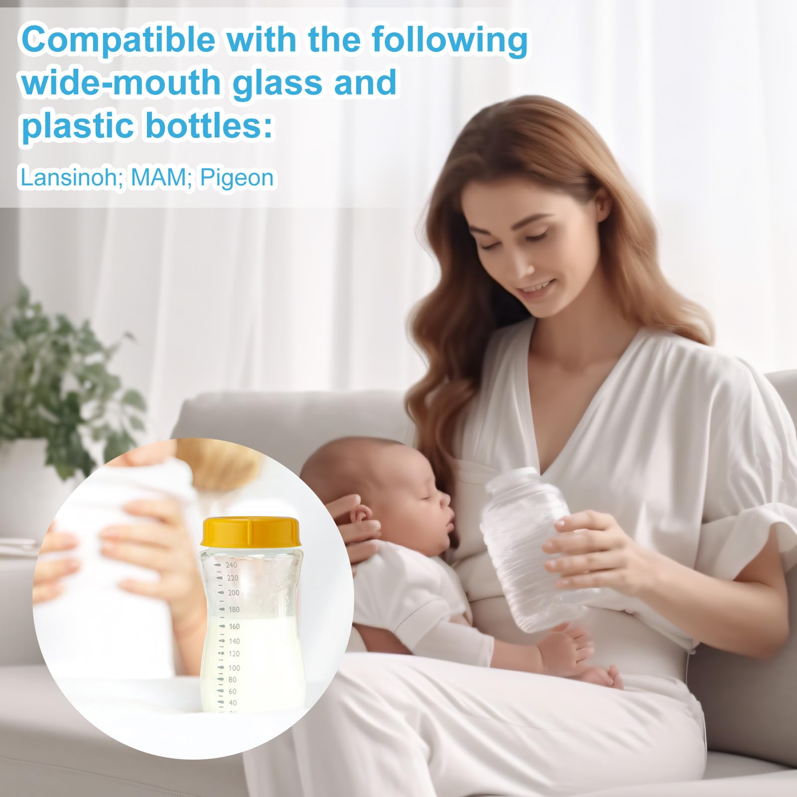 10pcs Storage Baby Bottle Caps - Image 3