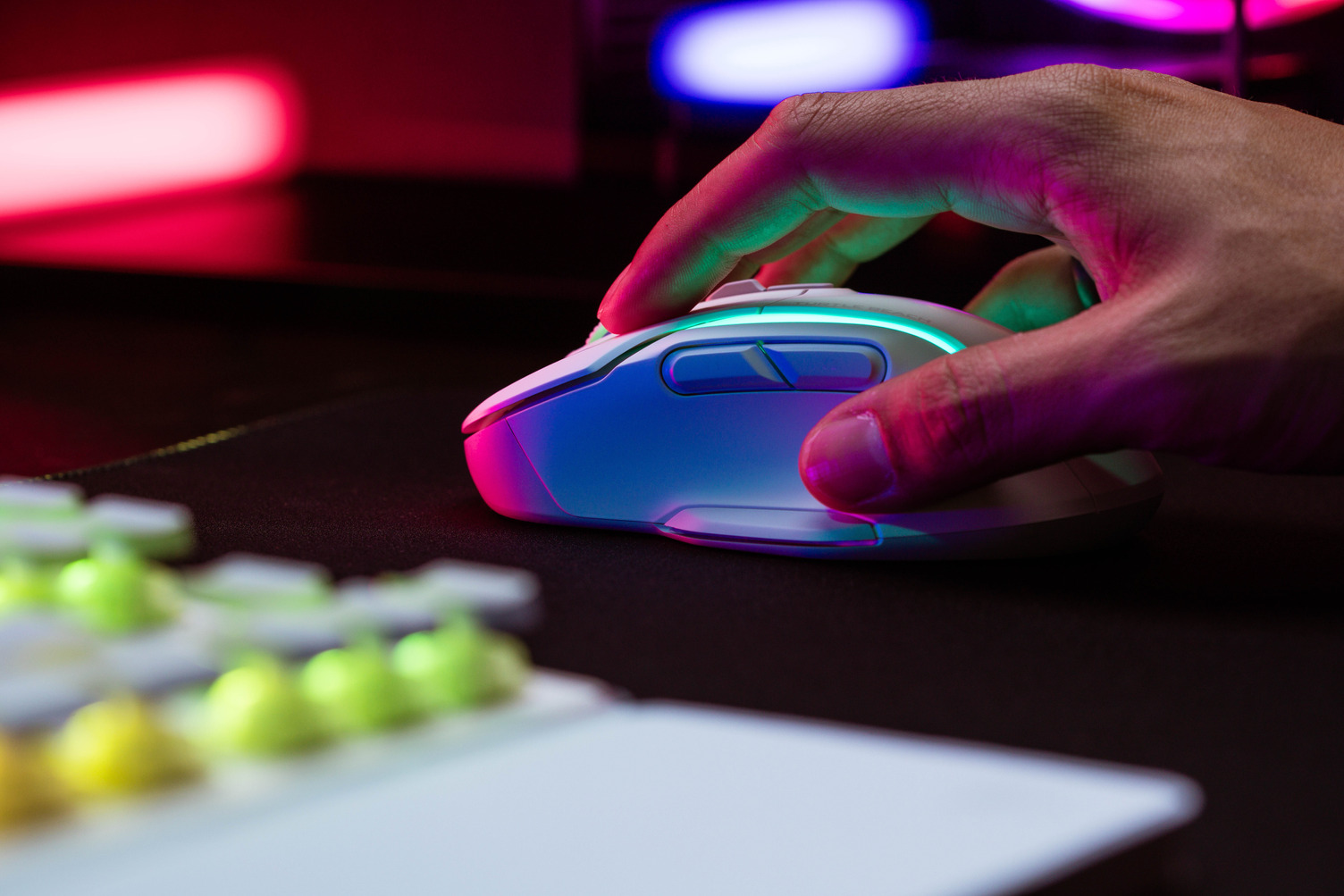 Amazon.co.jp: 【Amazon.co.jp限定】TURTLE BEACH ゲーミングマウス Kone II Air ホワイト 多ボタン  ワイヤレス 2.4G/Bluetooth 26K DPI 650IPS MMO/RTS向け マクロ機能 かぶせ持ち エルゴノミック【メーカー保証2年+代理店保証6ヶ月】  : ゲーム