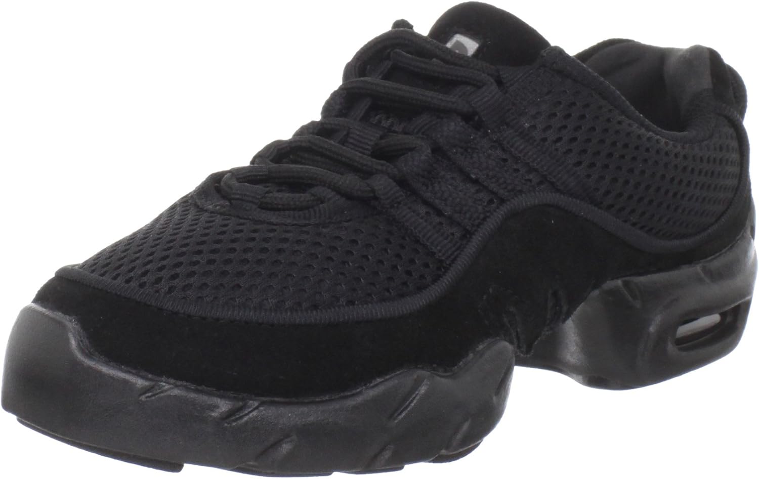 Bloch Unisex-Child Boost MESH Sneaker, Black, 1.5 X(Medium) US Little Kid