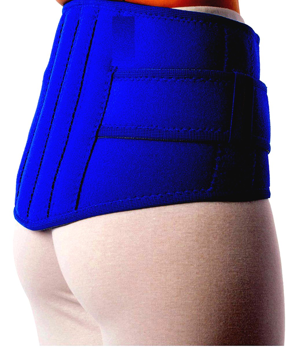 Buy Orthowala Lumbar Support Belt Blue Color Gold Series Size Small