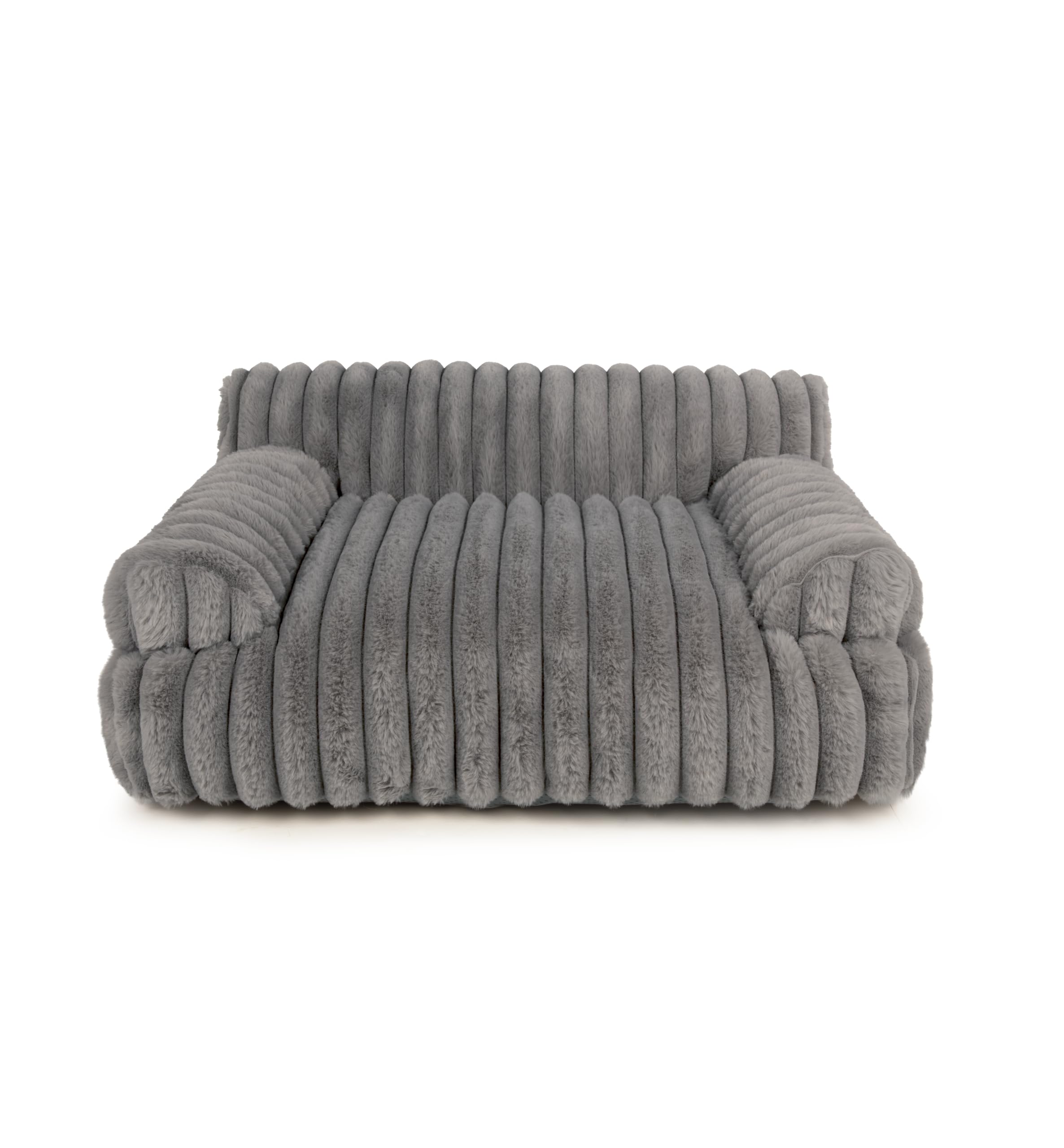 Loveseat Pet Sofa Couch Bed for Small Dogs & Cats, Washable, Pebble