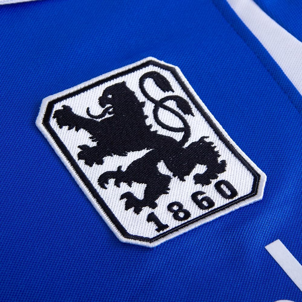 COPA - Retro Fußballtrikot Herren - TSV 1860 München 1980/81 - Blau - Kurzarm