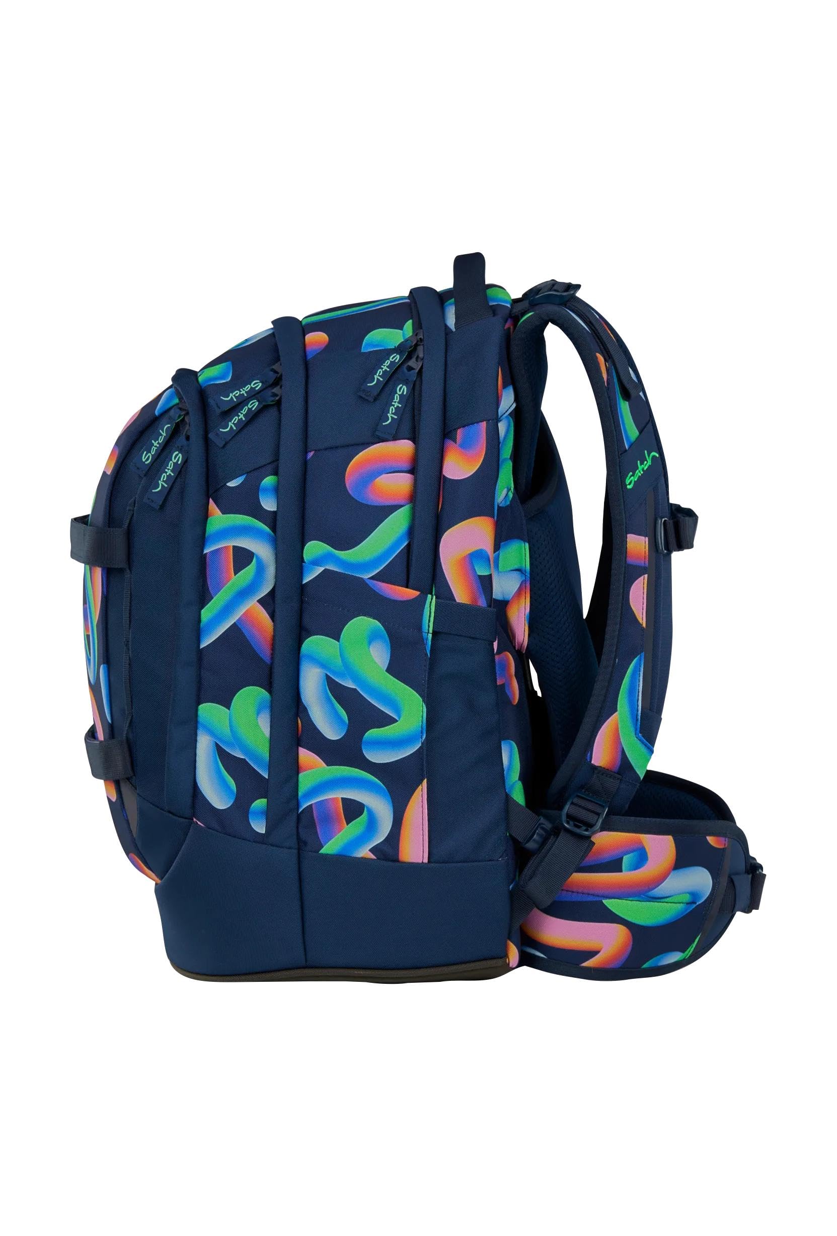 Satch Pack Schulrucksack ab 5. Klasse ergonomisch 30L Stauraum standfest Organisationstalent